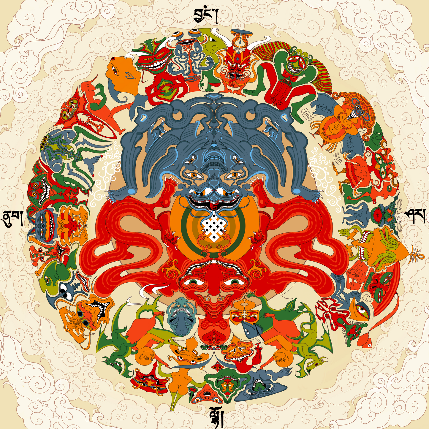 B- Thangka